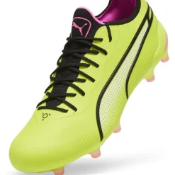 Puma King Ultimate Firm Ground Football Boots in Green