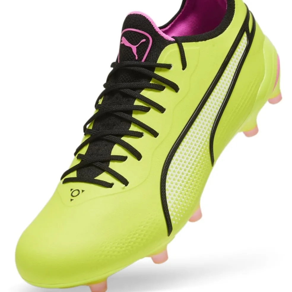 Puma King Ultimate Firm Ground Football Boots in Green