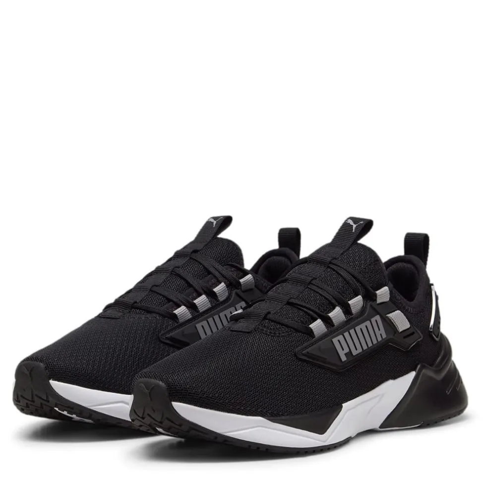 Puma Low Top Flat Heel Sneakers in Black