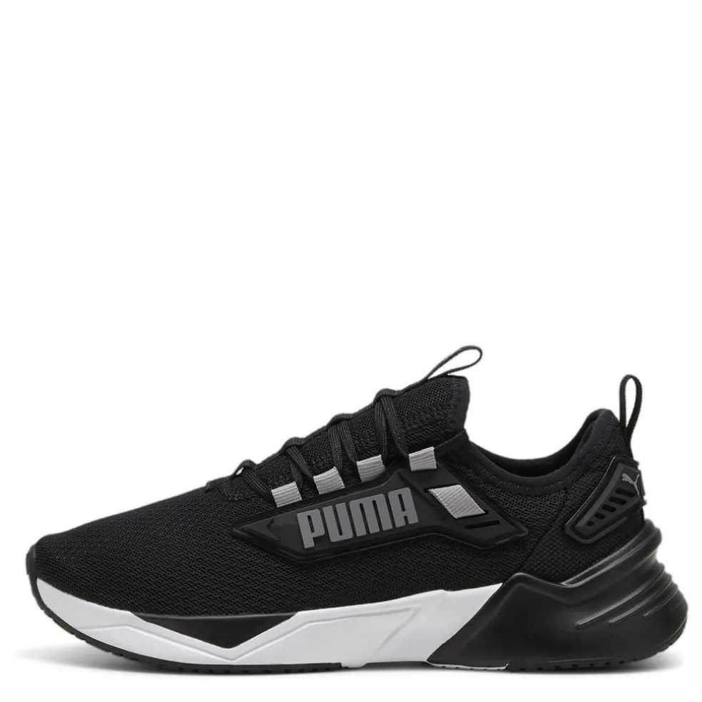 Puma Low Top Flat Heel Sneakers in Black