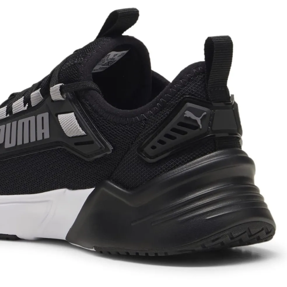 Puma Low Top Flat Heel Sneakers in Black