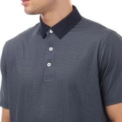 Puma Mattr Circular Polo Shirt in Navy
