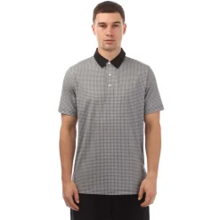 Puma Mattr Circular Polo Shirt in Black