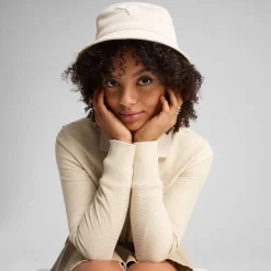 Puma Premium Essential Bucket Hat in White