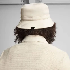 Puma Premium Essential Bucket Hat in White