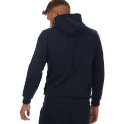 Puma Small Logo Hooded Sweat in Navy