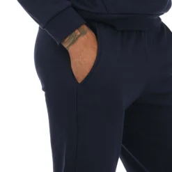 Puma Sml Logo Cuffed Jog Pant in Navy