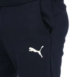 Puma Sml Logo Cuffed Jog Pant in Navy