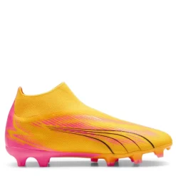 Puma Ultra Match Laceless Firm Ground Football Boots in Orange