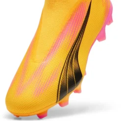 Puma Ultra Match Laceless Firm Ground Football Boots in Orange