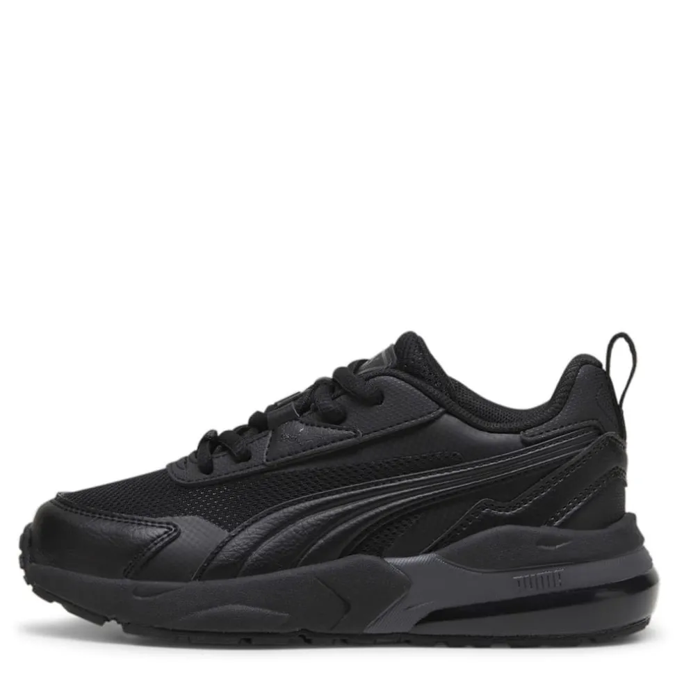 Puma Vis 2k Low Top Running Sneakers in Black