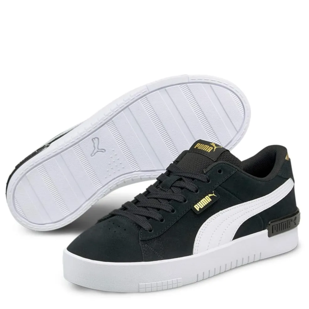 Puma Womens Jada Suede Trainers in Black