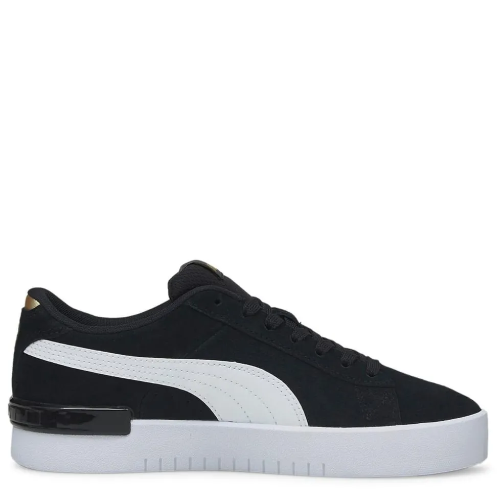 Puma Womens Jada Suede Trainers in Black