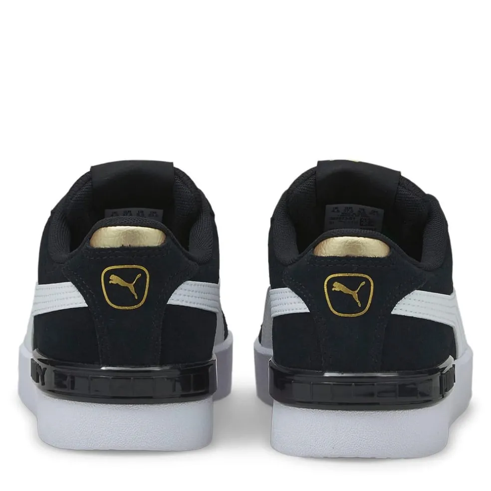 Puma Womens Jada Suede Trainers in Black