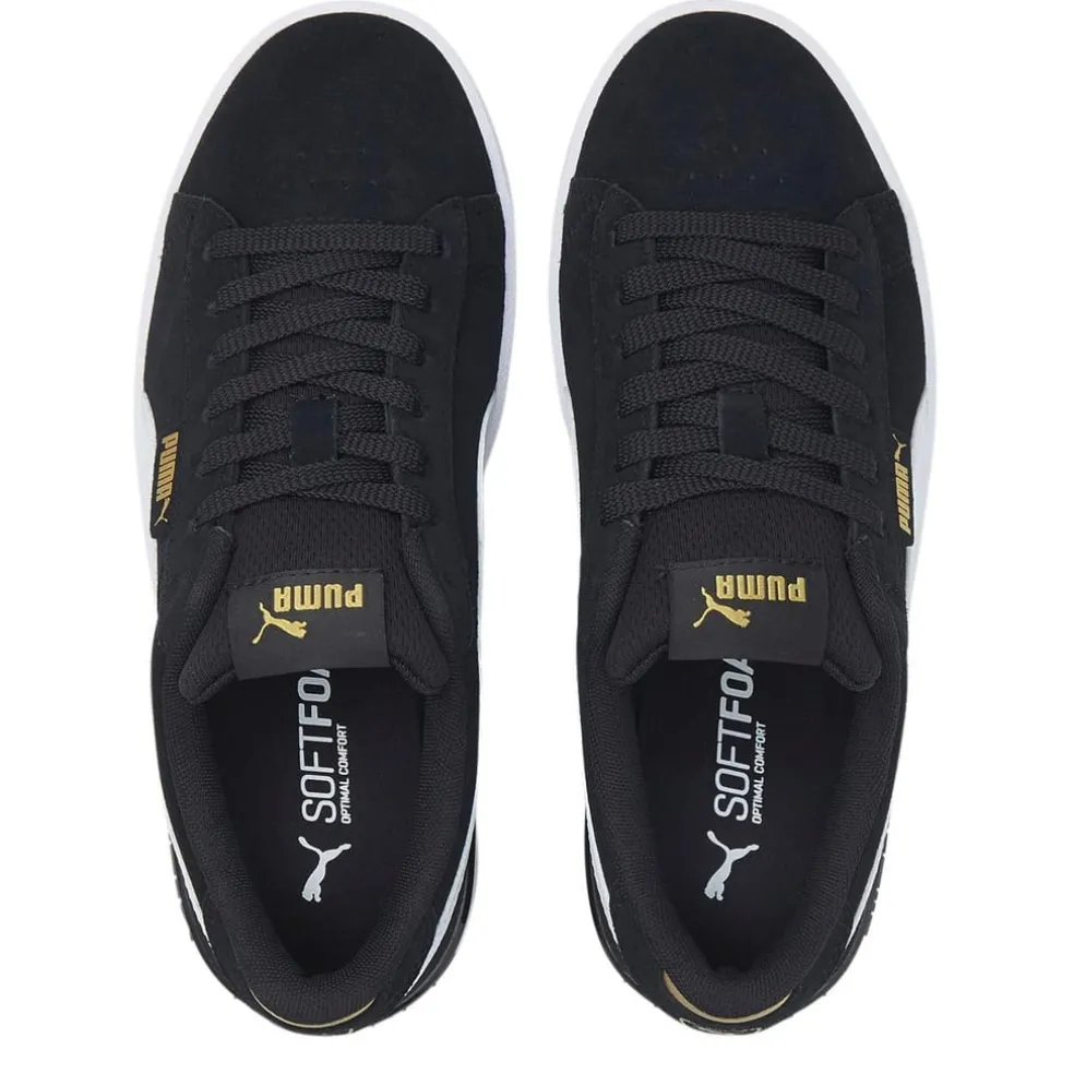 Puma Womens Jada Suede Trainers in Black