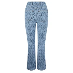 Rabanne Monogram Denim Jeans in Blue