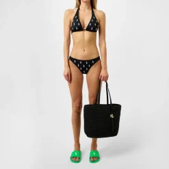 Ralph Lauren Hipster Bikini Bottoms in Black