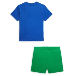 Ralph Lauren Prlb Tee Short Set Bb41 in Blue