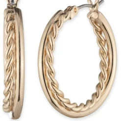 Ralph Lauren Twist Earrings in Gold