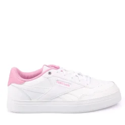 Reebok Court Advance Bold Trainers in White pink