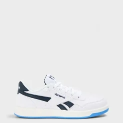 Reebok Court Advance White Navy Ice Runners Boys in White