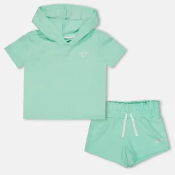 Reebok Hood Shrt Set in Multi