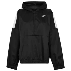 Reebok Hooded Long Sleeve Tracksuit in Black