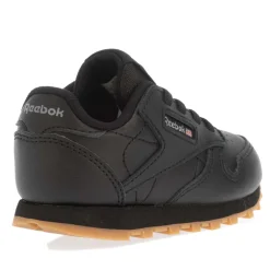 Reebok Infants Classic Leather Shoes in Black