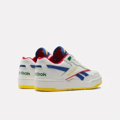 Reebok Juniors BB 4000 II Trainers in White blue