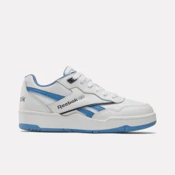 Reebok Juniors BB 4000 II Trainers in White blue