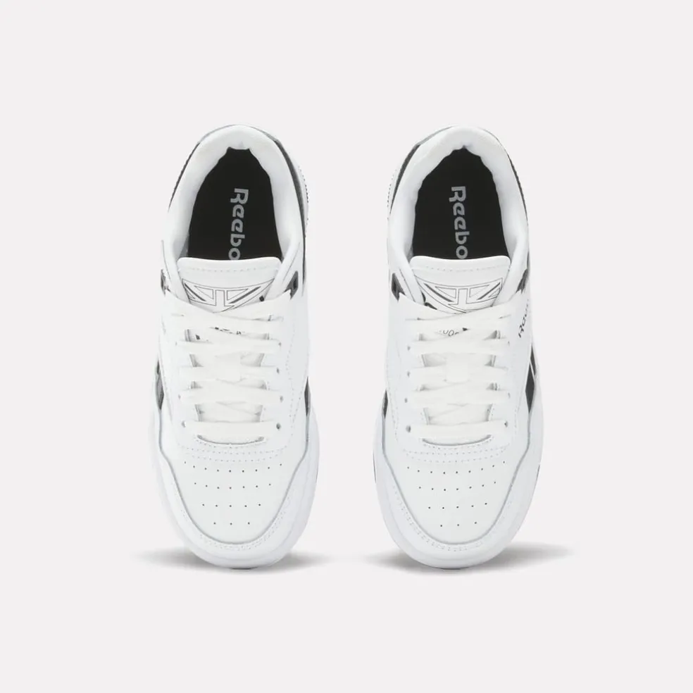 Reebok Juniors BB 4000 II Trainers in White Black