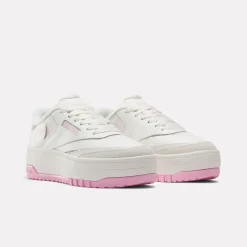 Reebok Juniors Reebok X Barbie Club C Trainers in White pink