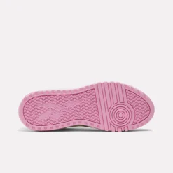 Reebok Juniors Reebok X Barbie Club C Trainers in White pink