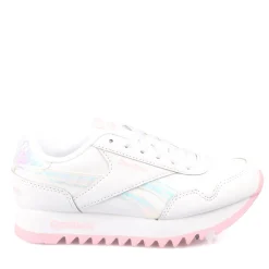Reebok Juniors Royal Classic Jogger Platform Trainers in White pink
