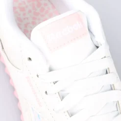 Reebok Juniors Royal Classic Jogger Platform Trainers in White pink