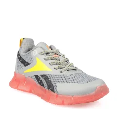 Reebok Juniors Zig N Glow Elastic Trainers in Grey