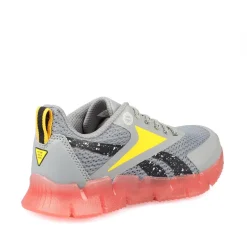 Reebok Juniors Zig N Glow Elastic Trainers in Grey