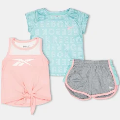 Reebok Lettr Sh 3pcs in Pink