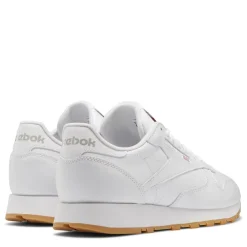 Reebok Mens Classic Leather Trainers in White