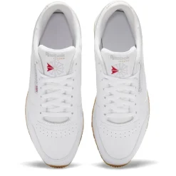 Reebok Mens Classic Leather Trainers in White