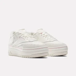 Reebok Reebok X Barbie Club C Trainers in White pink