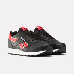 Reebok Rewind Run Trainers in Black white red