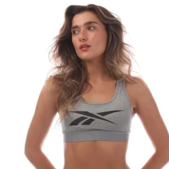 Reebok Teresa Racer Back Bra Top in Grey