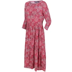 Regatta Briella Printed Elasticated Sun Dress in Red