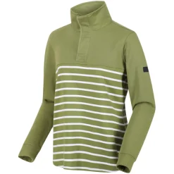 Regatta Camiola II Coolweave Half-Zip Fleece in Green White