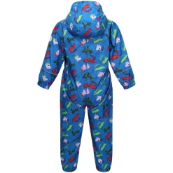Regatta Infants Peppa Pig Pobble Waterproof Rainsuit in Blue