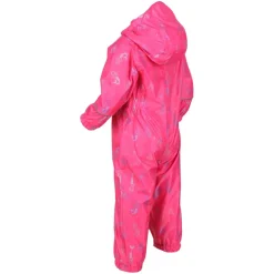 Regatta Infants Pobble Waterproof Puddle Suit in Pink
