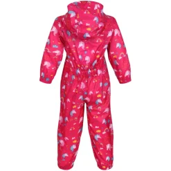 Regatta Infants Waterproof Puddle Suit in Pink