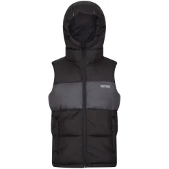 Regatta Juniors Lofthouse Padded Gilet in Black Grey