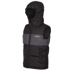 Regatta Juniors Lofthouse Padded Gilet in Black Grey